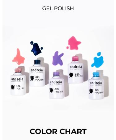 Andreia Professional Semi-Permanent Nail Gel - Color 267 Pink-Red Tones - 10.5ml - UV/LED Lamp - 4 Weeks Durable French Manicure - Intensive Shine - International Shipping - Buy Online on GoSupps.com