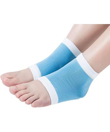 minkissy Vented Heel Socks Moisturizing Foot Socks Features Socks for Women Floral Hair Wreath for Women Blue Women's Socks & Hosiery Moisturising Gel Heel Socks Heel Pad Spa Men and Women - Buy Online on GoSupps.com