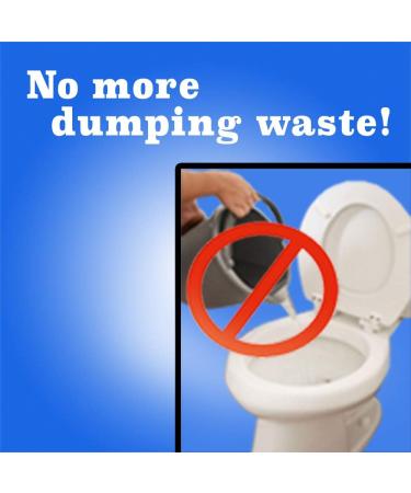 Medokare Commode Liners with Absorbent Pad - 24 Pack - Disposable Adult Commode Chair Liners - Fits Standard Bedside Commode Buckets - Toilet Pail Liners - Buy Online on GoSupps.com