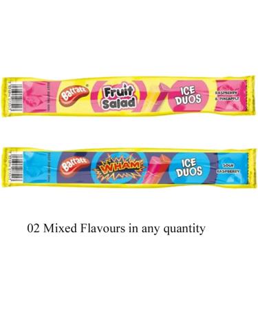 VIMIX Barratt Fruit Salad & Wham Ice Duos 105ml - Mixed 2 Flavours | Pick Any Number of Packs 1.0 count - Buy Online on GoSupps.com