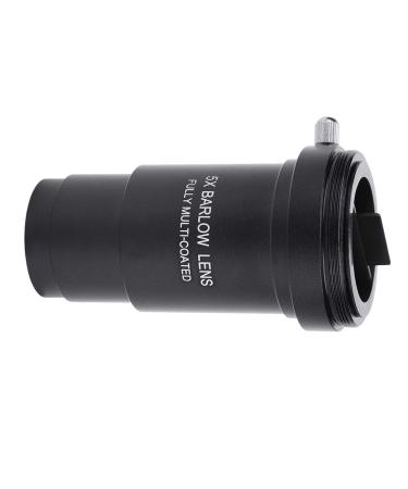Qiterr Barlow Lens MultiCoated 1.25" 5X Barlow Lens M42 Thread for 31.7Mm Telescopes Eyepiece Barrow Mirror Single Lens Teleconverter