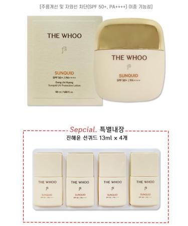 Buy Whoo Gongjinhyang Sunquid UV Protective Lotion Set - Free 4 Items! | Made in Korea | International Shipping - Buy Online on GoSupps.com