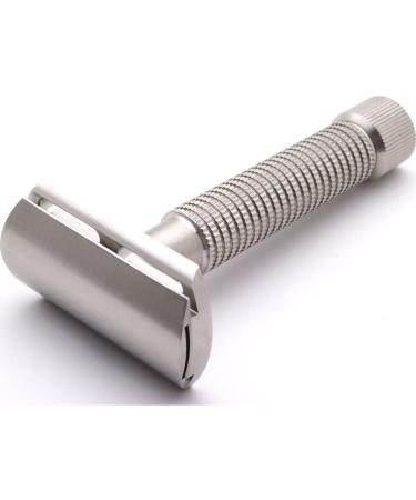 Rex Supply Company Rex Envoy Safety Razor 100% Stainless Steel 3-Piece Double Edge Safety Razor Handcrafted in the USA - Buy Online on GoSupps.com