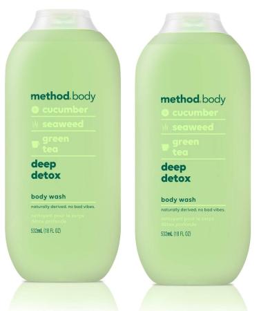 Method Body Wash Deep Detox 18oz (2 pack)