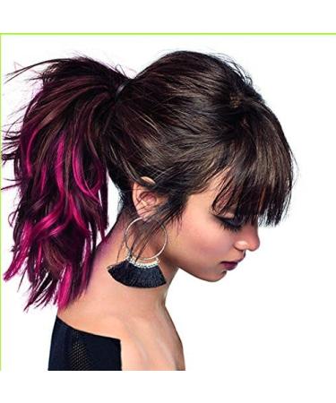 Colorista Hair Makeup Semi-Permanent Hair Color for Brunettes Raspberry 30 ml - Pack of 2 - Buy Online on GoSupps.com