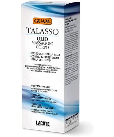 Guam Thalassotherapy Anti Cellulite Massage Oil - Essential Oils for Lymphatic Drainage & Cellulitis Treatment - 200ML | Guam Beauty - Buy Online on GoSupps.com