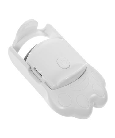 minkissy Electric Eyelash Curler Eye Lash Heater Wisking Tool Electric Styling Eyelash Curler Practical Eyelash Tool Heating Eyelash Curler Electrical Tools Stereotypes White Abs