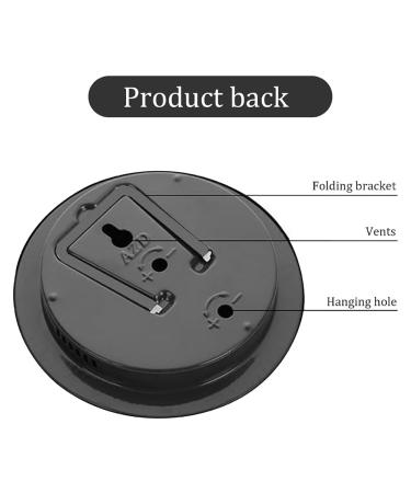 AuntYou 2 in 1 Sauna Thermometer & Hygrometer - Metal Sauna Parts with Hanging Hole - Fahrenheit Measurement - Ideal for Sauna Accessories - Buy Online on GoSupps.com