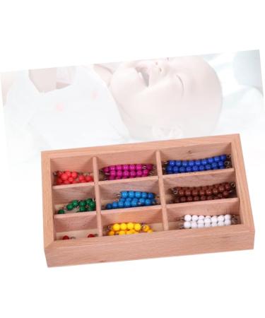ibasenice kidcraft playset Jewelry kit Toddlers Toys Kids playset Toys for Kids Toy for Kids Bamboo Jewelery Making Beads Craft Beads Kits Colorful Acrylic Beads Beaded Suite Child medium Picture 1 - Buy Online on GoSupps.com