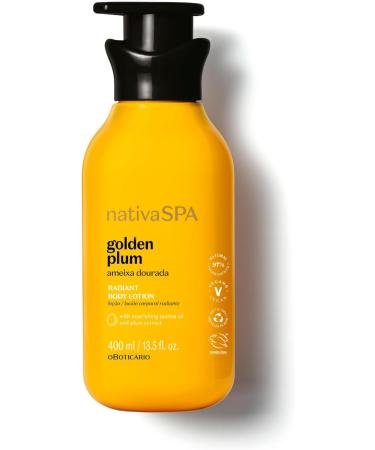 O Botic rio Nativa Spa Golden Plum Radiant Body Lotion 400ml - Buy Online on GoSupps.com