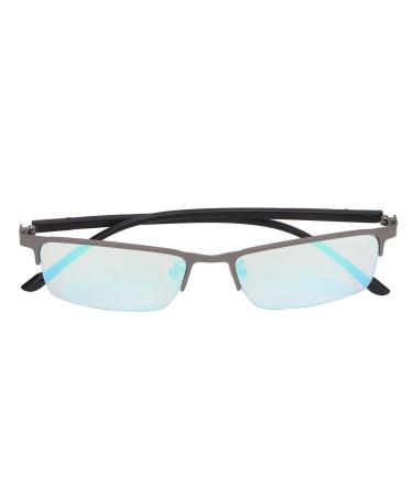 Color weakness correction glasses red green color blind glasses ultra -light silver black alloy frame smooth hinge -protection color weakness correction glasses