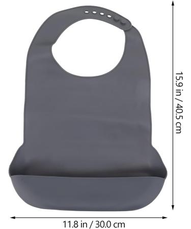 Exceart Waterproof Silicone Bibs with Collecting Bowl for Adults | Dining Protection for Seniors & Disabled Patients - Buy Online on GoSupps.com