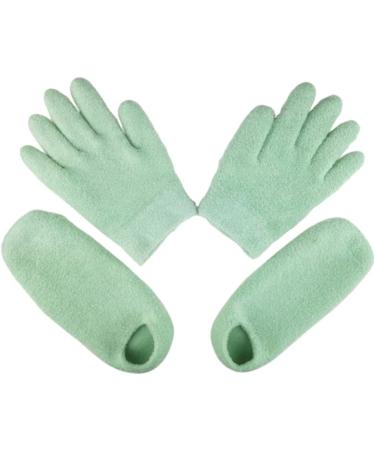 Beavorty 1 Set Booties Softening Socks Shoe Covers Gloves for Dry Cracked Hands Hand Lotion Gloves Softening Gloves Paraffin Gloves and Medical Socks Gel Spa Gloves Foot mask Protection - Buy Online on GoSupps.com