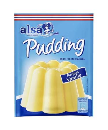 ALSA - Pudding Vanille Alsa Sachets 111G - Lot De 6 - Vendu Par Lot