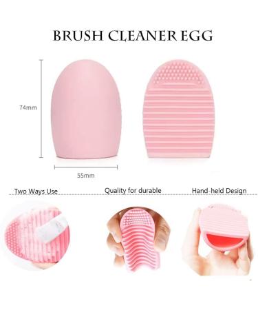 Deluxe 24-Piece Pink Makeup Brush Set- Natural Goat Hair Brushes for Eye Shadow, Concealers, Foundation, Powder, Blush-Kabuki & Silicone Face Brush Included- High-Quality Cosmetic Blending Tools - Buy Online on GoSupps.com