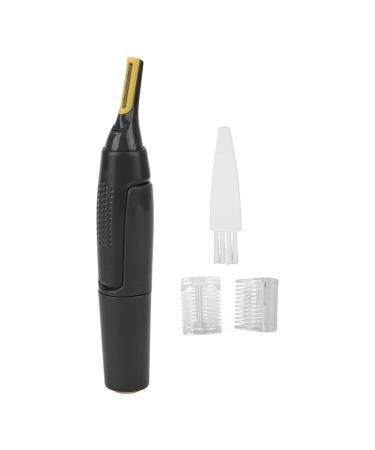 Saluaqui Mini Men Electric Trimmer with Removable Washable Wash Tea Head Double Blades Low Noise Facial Hair Remover for Convenient Care