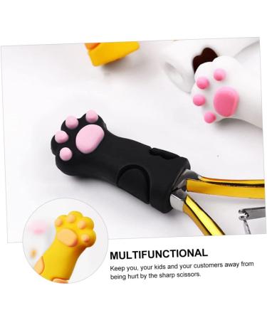 24 Pieces Manicure Protective Cover Cap Cover Leather Nail Creative Cap Beautiful Cap Cute Pliers Accessories Tool Clamp Set Silica Gel - Buy Online on GoSupps.com