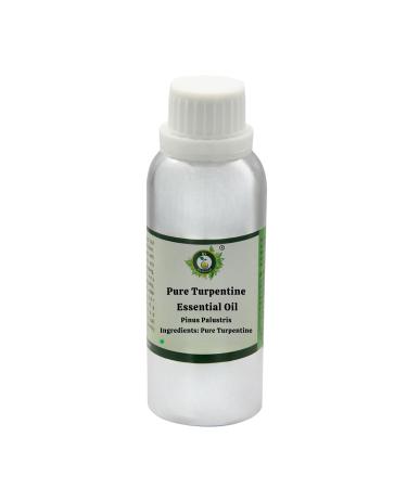 R V Essential Pure Turpentine Essential Oil 300ml (10oz)- Pinus Palustris (100% Pure and Natural Steam Distilled) Turpentine 10 Fl Oz (Pack of 1)