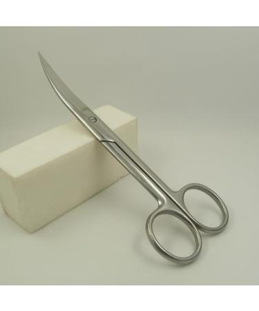 minkissy Facial Hair Men Curved Craft Cosmetics Curved for Eyebrows Nose Hair Trimmer Eyebrow Gauze Man Makeup medium Silver - Buy Online on GoSupps.com