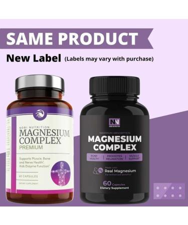 SPEC Magnesium Citrate/Magnesium Oxide Complex 60ct 500mg Capsules | High Absorption Non-GMO Magnesium | Gluten, Soy, Dairy Free - Buy Online on GoSupps.com