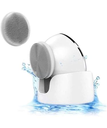 Corsehild Facial Cleansing Brush Waterproof Electric Face Cleansing Brush for Deep Cleaning Gentle Exfoliating Massaging Rechargeable USB Charging 5 Adjustable Speeds