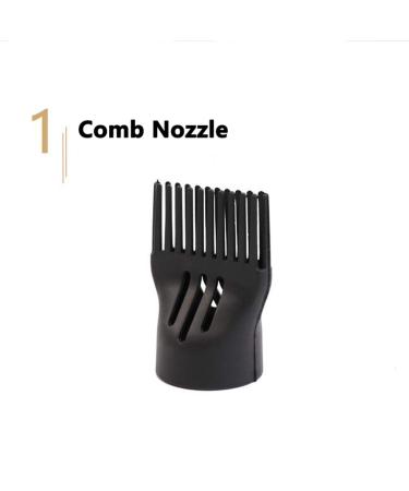5PCS Hair Dryer Nozzle Replacement Set + Hair Comb | Portable Salon Narrow Concentrator for Blow Flat Hair Drying | Fits Diameter 4.0cm-4.8cm - Buy Online on GoSupps.com