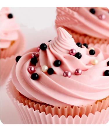 Sprinkles Black Edible Pearl Sugar Candy Cupcake Cake Topper 120g/ 4.2oz Decorative Glitter Sprinkle Mix for Baking Cake and Cookie Decorating - Buy Online on GoSupps.com