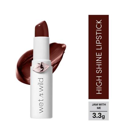 Wet n Wild MegaLast Moisturizing Lipstick - Shiny Finish with Natural Sea Plants & Coenzyme Q10 | Jam With Me - Buy Online on GoSupps.com