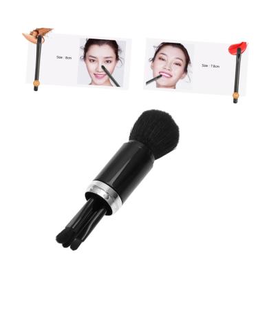 Retractable Makeup Brush 4 1 Makeup Brush Retractable Brush Makeup Major Set Double Ended Makeup Brush Size 1 Black