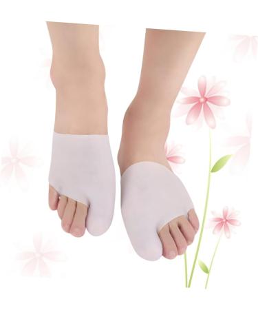 White Gel Toe Separator - 1 Pair Toe Spacer for Bunions - Thumb Head Gel Splitter - Bunions Toe Separator - Buy Online on GoSupps.com