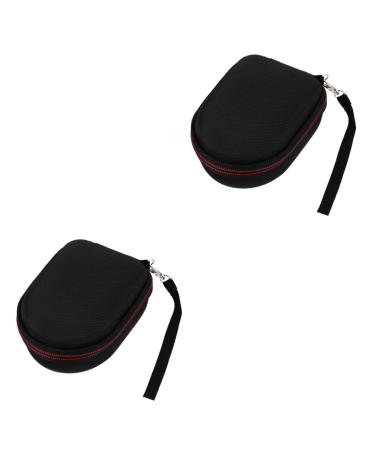 FOMIYES 2pcs Shaver Storage Bag Case Eva Battery Compartment Travel