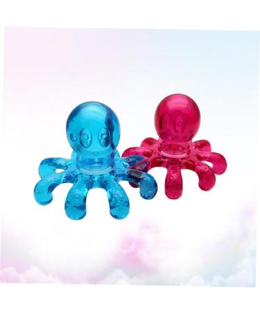 Fomiyes Portable Therapeutic Massage Device - 4 Piece Massage Lounger & Head Skin Massager for Neck Relief - Ultra Octopus Massage Clip - Buy Online on GoSupps.com