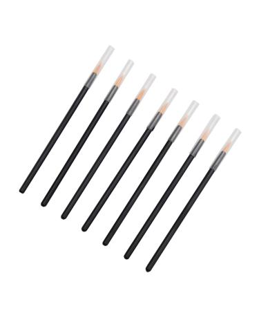 VINTORKY 100pcs Eye Makeup Tools Lip Makeup Brushes Eyeliner Liquid Brush Eyebrow Liner Brush Orange