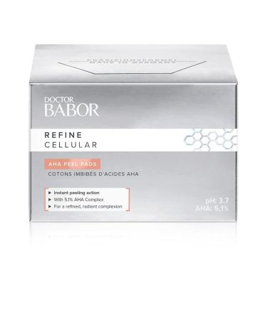 Doctor Babor AHA Pads for Large Pore Skin - Alcohol-Free Vegan Fruit Acid Peeling 60 Pieces for Smoother Face - Buy Online on GoSupps.com