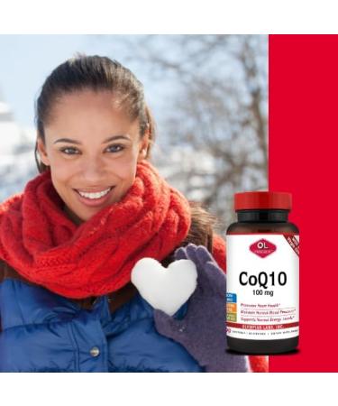 Olympian Labs CoQ10 100mg Formulated with Bioperine for Greater Absorption Supporting Heart Health 60 Capsules - Buy Online on GoSupps.com