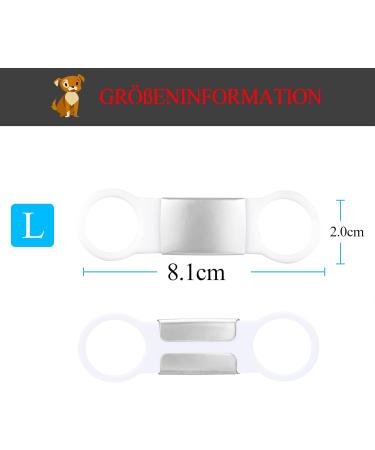 Personalized Silicone Pet ID Tags for Dogs & Cats | 2-Pack Engraved Animal Brands Durable Lightweight Customizable - Buy Online on GoSupps.com
