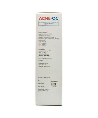 Acne OC Moisturizer 75gm - Hydrating Acne Treatment for Clear Skin | Shop Now - Buy Online on GoSupps.com