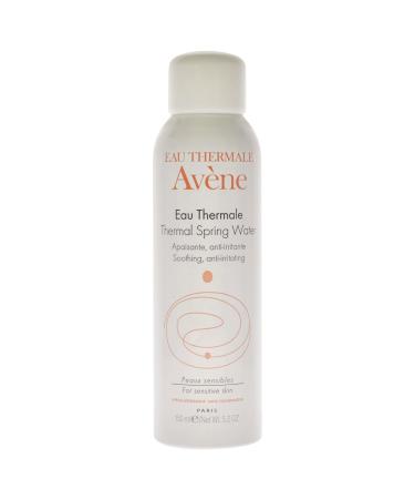 Avene Thermal Spring Water For Unisex 5.2 Oz Spray Black fresh 150 ml (Pack of 1)