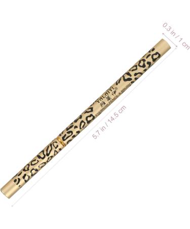 Mipcase 6 Pcs Black Eyeliner Dark Brown Eyebrow Pencil Makeup Eyebrow Pencils Palette Miss Leopard Print 1 count (Pack of 1) Blackx3pcs - Buy Online on GoSupps.com