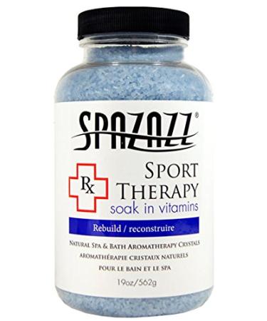 Spazazz SPZ-607 RX Sport Therapy Rebuild Crystals Container  19 oz.