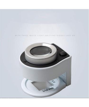 Cloth Mirror Metal Material with 6 LED Lamp Scale Double Optical Glass Lens HD Reading Auspicious Clouds - Buy Online on GoSupps.com
