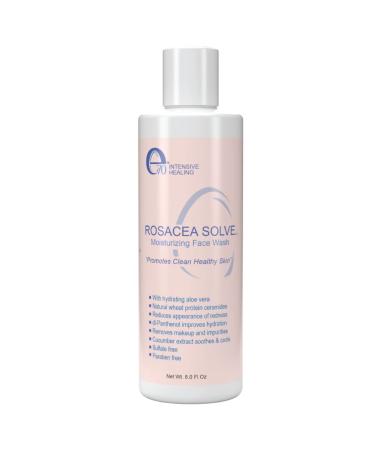 E70 Rosacea Solve Moisturizing Face Wash - Gentle Rosacea Cleanser for Dry & Itchy Skin - Sensitive Skin Care With Beneficial Ingredients such as Coconut Oil  Cucumber  Wheat  Fruit Extracts and Vitamin B5