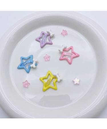 xbiez Pentagrams Hair Clip for Adult Kids Star Barrettes Snap Side Pin for Girl Casual Headdress Cute Hair Styling Accessories Blue - Buy Online on GoSupps.com