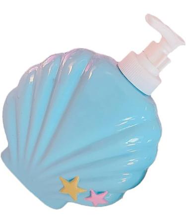 Fabater Bath Dispenser Bottle Body Wash Pump Bottle Food Grade ABS Plastic Refillable for Hotel (Shell Shape One Size) - Buy Online on GoSupps.com