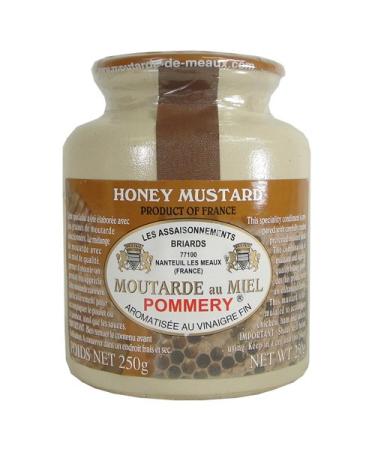 Pommery Honey Mustard from Meaux in Stone Jar 250 gr 1 PACK