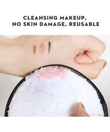 Face Halo Makeup Remover Pads with Spa Facial Towel Headbands Reusable Make Up Wipes Washable Remover Pads Microfibre Cotton Face Cleansing Cloths for All Skin Type (White) - Buy Online on GoSupps.com