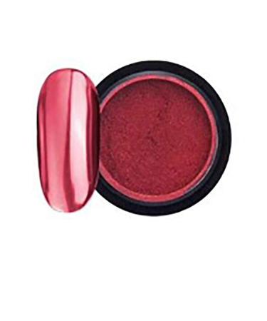 tyrrdtrd Glitter Powder 2ml Shiny Metal Mirror Effect Manicure Decoration Red