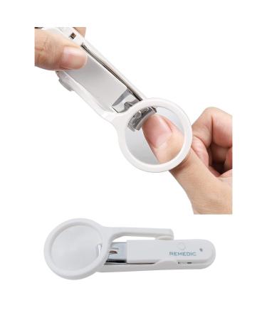 Extra Large Nail Clippers with Magnifier for Fingernails & Toenails Arthritis-Friendly Grip - Perfect for Elderly & Low Vision Users professional quality - sharp blades for precise cutting