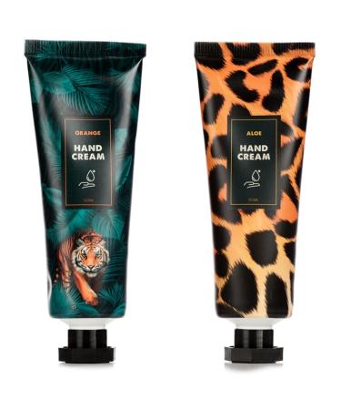 Moisturising hand cream 50 ml Spots & Stripes - Tiger & L opard Parfums Orange & Aloe Vera