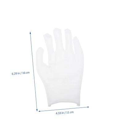 minkissy 12pairs Gloves Jewelry Glove Santa Cosplay Costume Wax Bath Mittens Christmas Santa Costume Paraffin Wax Mittens Work Glove Moisturizing White Cotton Yarn Labor Protection Cotton - Buy Online on GoSupps.com